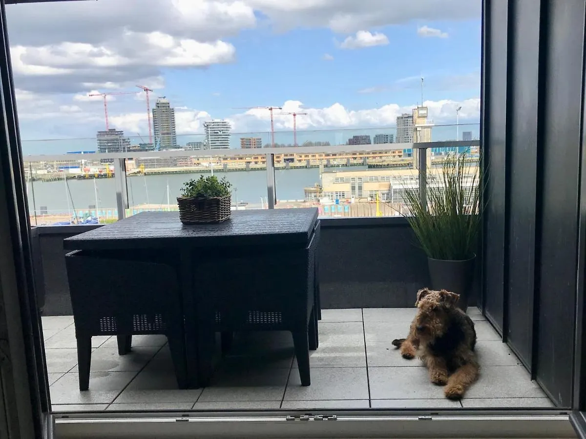 Apartment Appartement Cousteau - Terras, Zeezicht, Marina Ostend